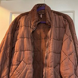 Free People Dolman Quilted Knit Jacket